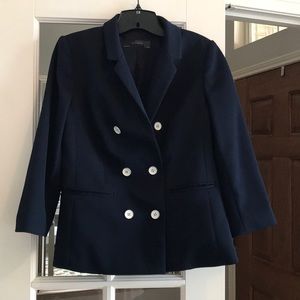 The Limited Navy Textured Suit Jacket SZ Medium
